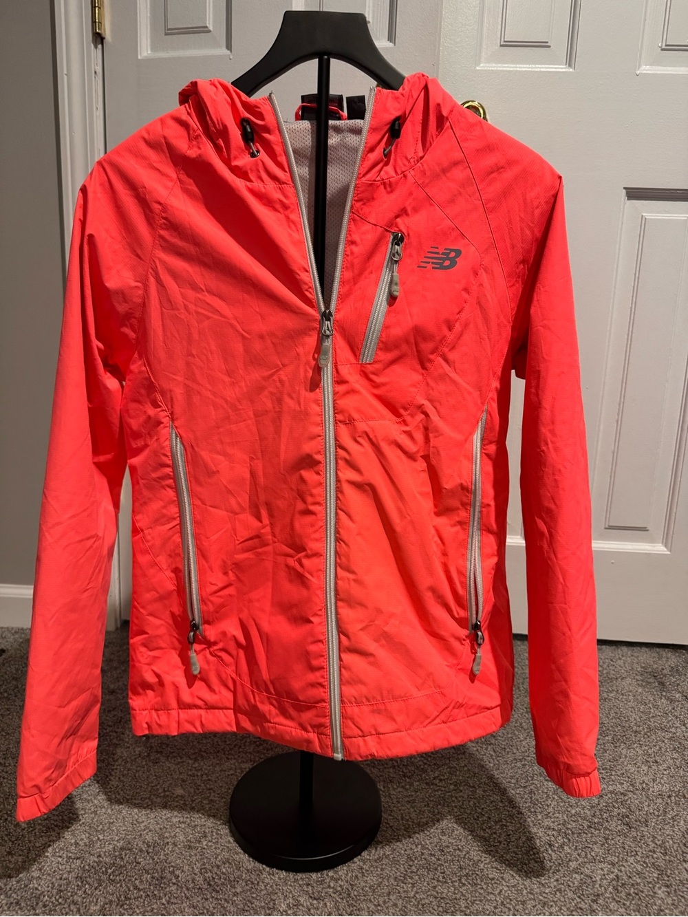 New Balance Women's Hooded Active Jacket - Coral